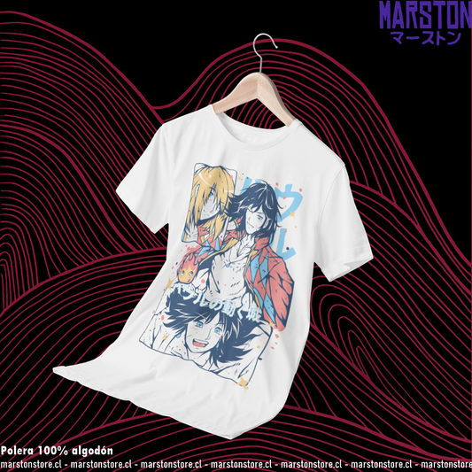 Polera blanca de Studio Ghibli: El Castillo Ambulante (Howl's Moving Castle / Howl no Ugoku Shiro)