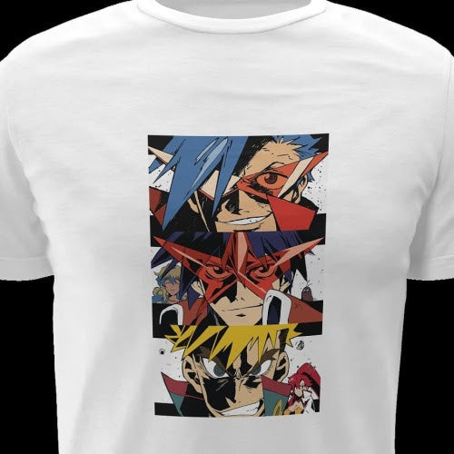 Polera blanca de Tengen Toppa Gurren-Lagann