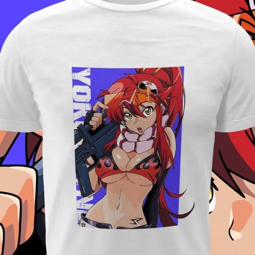 Polera blanca de Tengen Toppa Gurren-Lagann