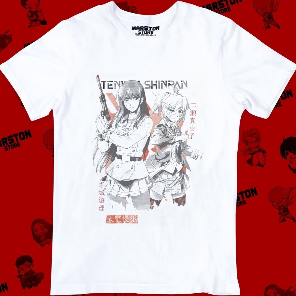 Polera blanca de Tenkuu Shinpan / High-Rise Invasion