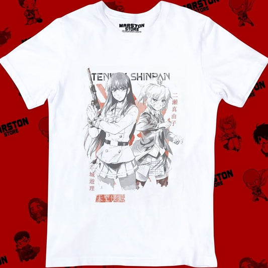 Polera blanca de Tenkuu Shinpan / High-Rise Invasion
