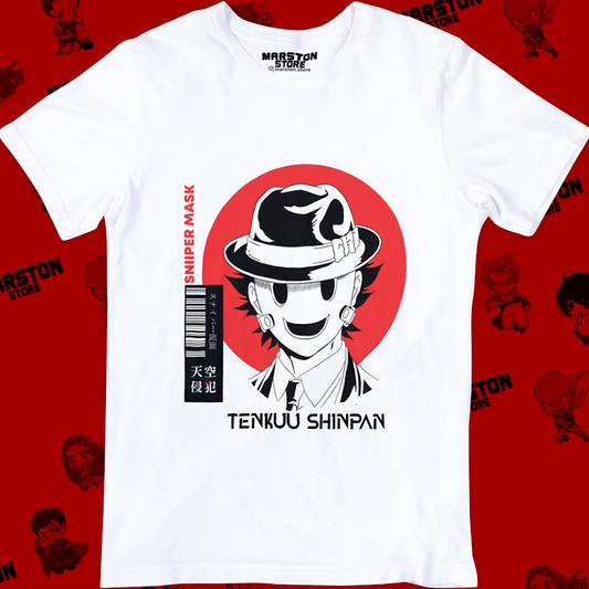 Polera blanca de Tenkuu Shinpan (High-Rise Invasion)