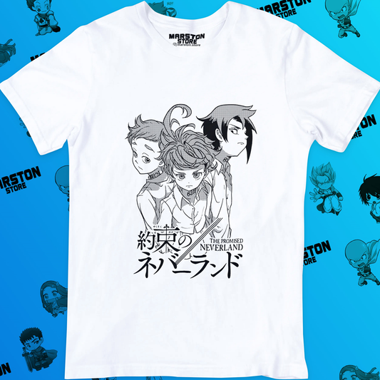 Polera blanca de The Promised Neverland