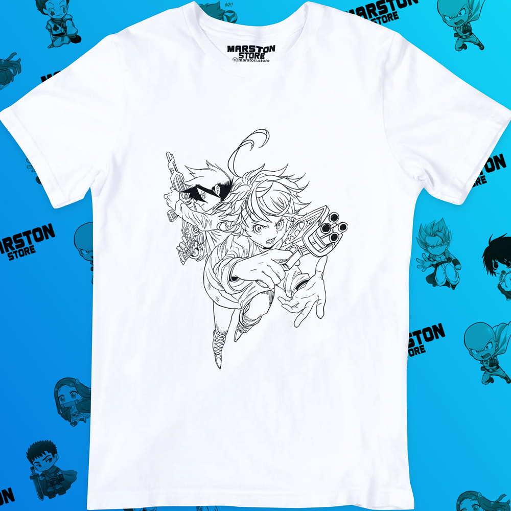 Polera blanca de The Promised Neverland