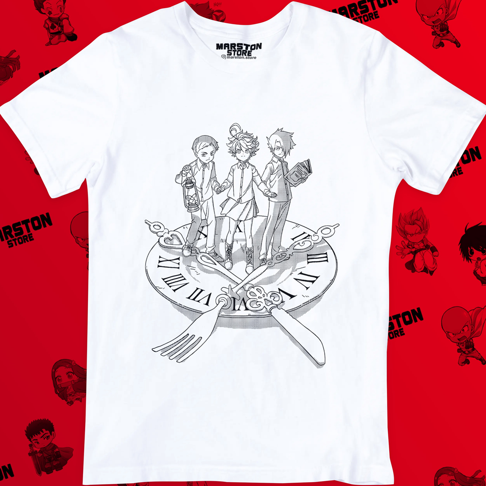 Polera blanca de The Promised Neverland