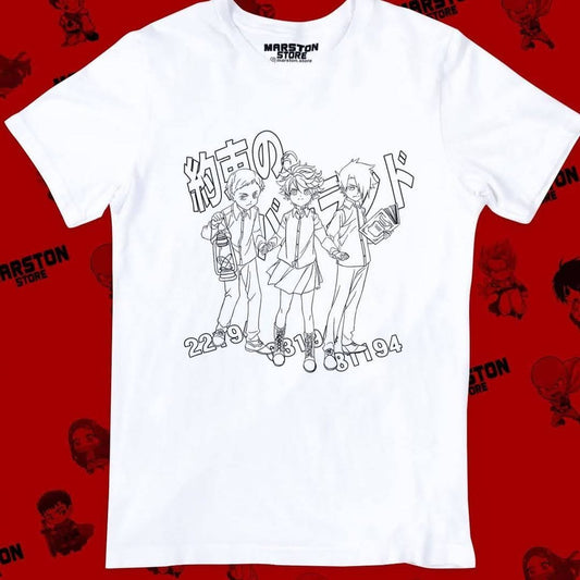Polera blanca de The Promised Neverland