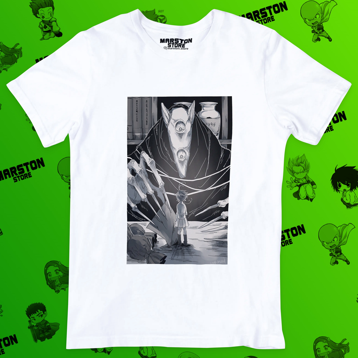 Polera blanca de The Promised Neverland