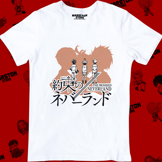 Polera blanca de The Promised Neverland