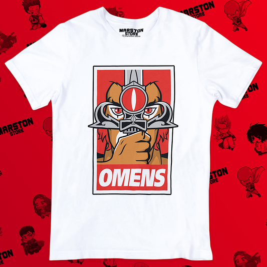 Polera blanca de Thundercats con León-O
