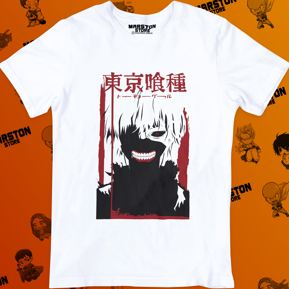 Polera blanca de Tokyo Ghoul