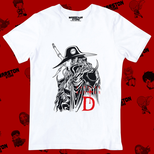 Polera blanca de Vampire Hunter D