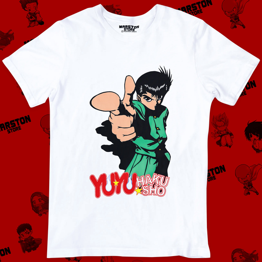 Polera blanca de Yu Yu Hakusho