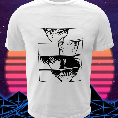 Polera blanca de Yu Yu Hakusho