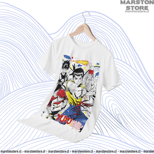 Polera blanca de Yu Yu Hakusho