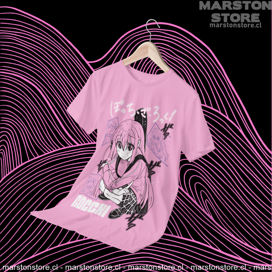 Polera de Bocchi the Rock! con Hitori Gotoh