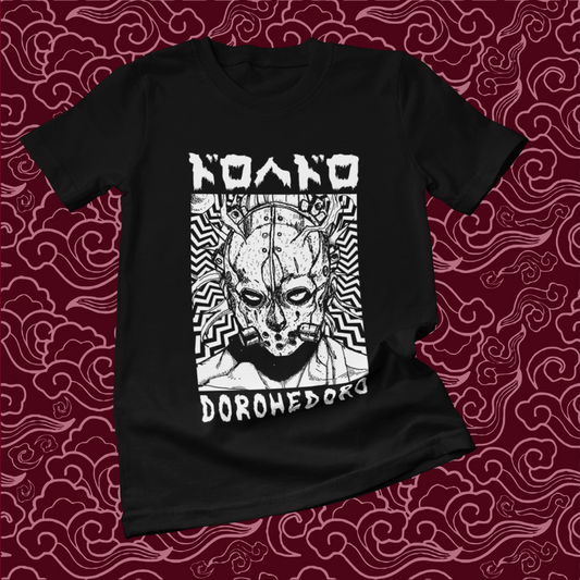 Polera negra Dorohedoro con diseño inspirado en el anime
