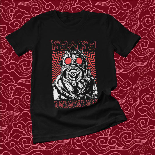 Polera negra Dorohedoro con diseño inspirado en el anime