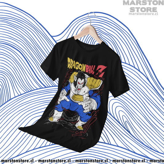 Polera negra Dragon Ball con Vegeta Ozaru