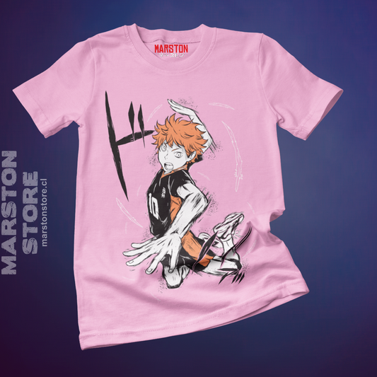 Polera de Haikyuu!! con Shoyo Hinata