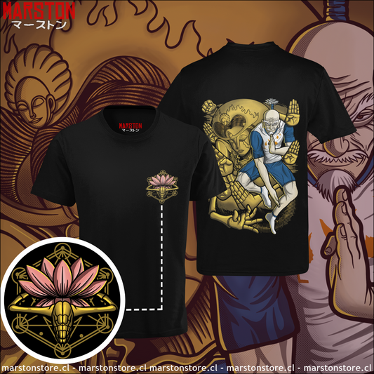 Polera Hunter x Hunter con diseño de Isaac Netero