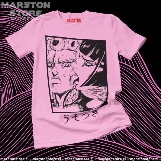 Polera de JoJo's Bizarre Adventure con Giorno Giovanna y Bruno Bucciarati