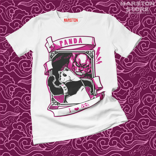 Polera con diseño de Panda de Jujutsu Kaisen