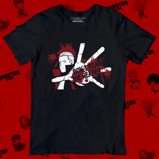 Polera negra Naruto con diseño inspirado en el anime