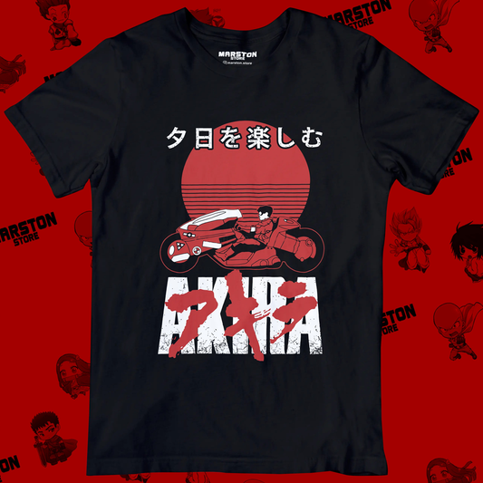 Polera negra de Akira con Shotaro Kaneda