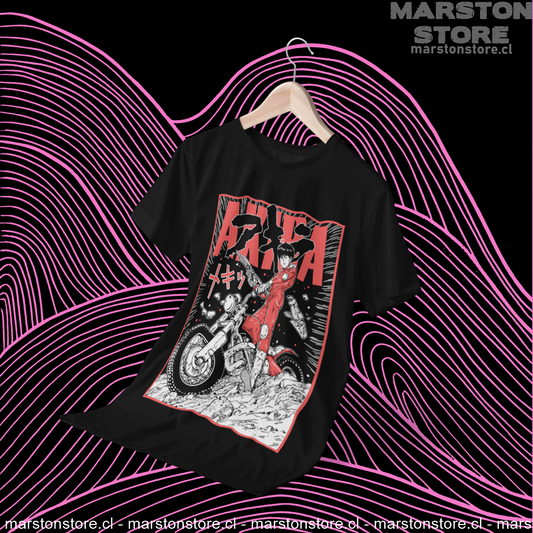 Polera negra de Akira con Shotaro Kaneda