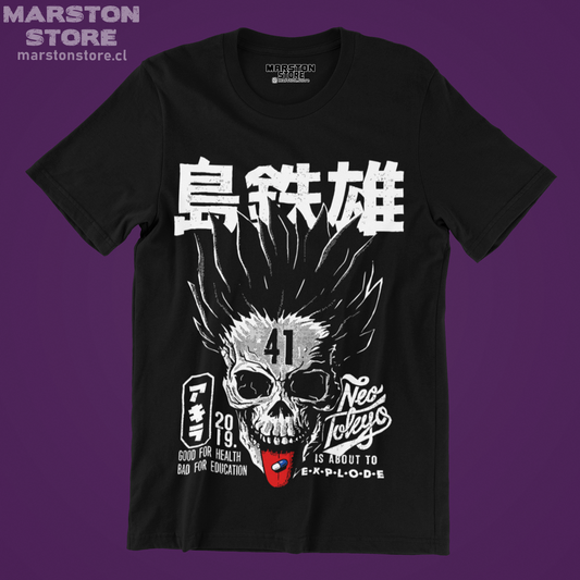Polera negra de Akira con Tetsuo Shima