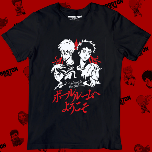 Polera negra de Ballroom e Youkoso / Welcome to the Ballroom