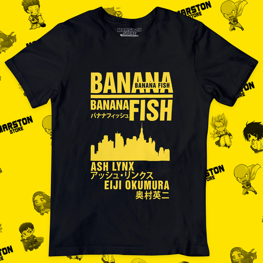 Polera negra de Banana Fish