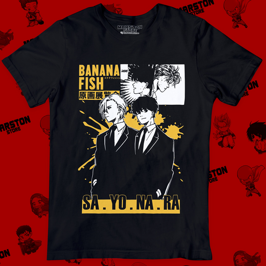 Polera negra de Banana Fish