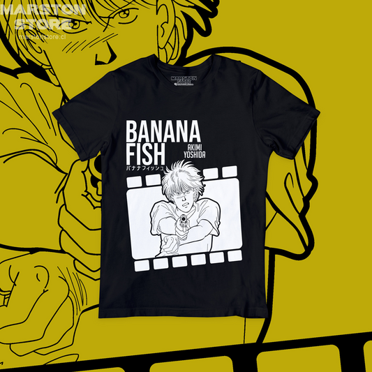 Polera negra de Banana Fish