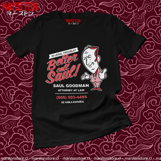 Polera negra de Better Call Saul