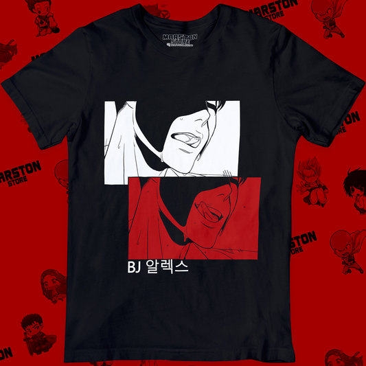 Polera negra de BJ Alex