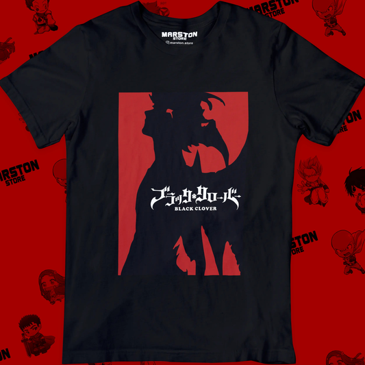 Polera negra de Black Clover