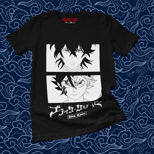 Polera negra de Black Clover