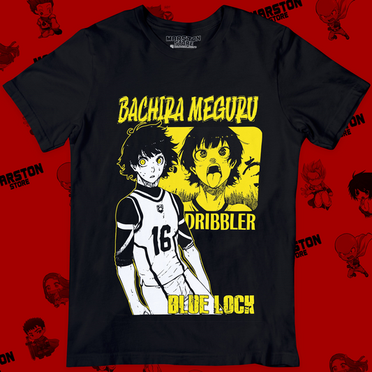 Polera negra de Blue Lock con Meguru Bachira