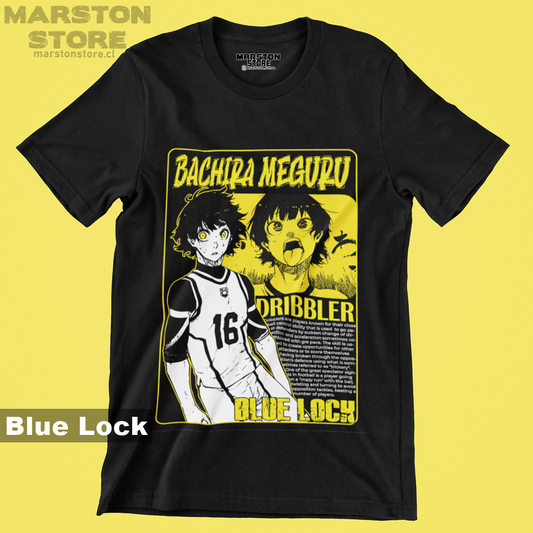 Polera negra de Blue Lock con Meguru Bachira