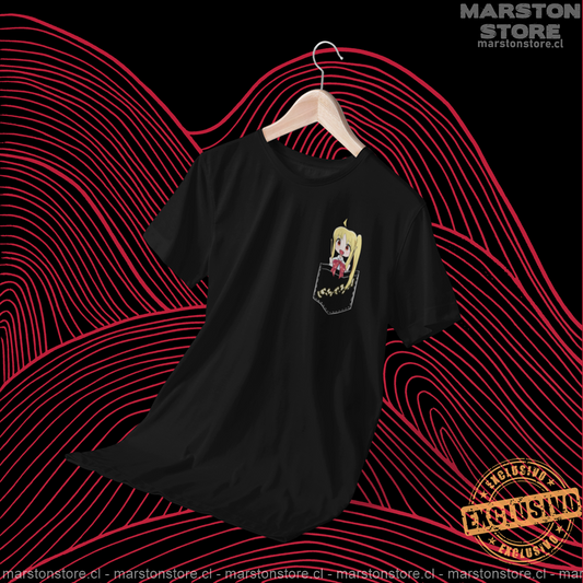 Polera negra de Bocchi the Rock! con Nijika Ijichi