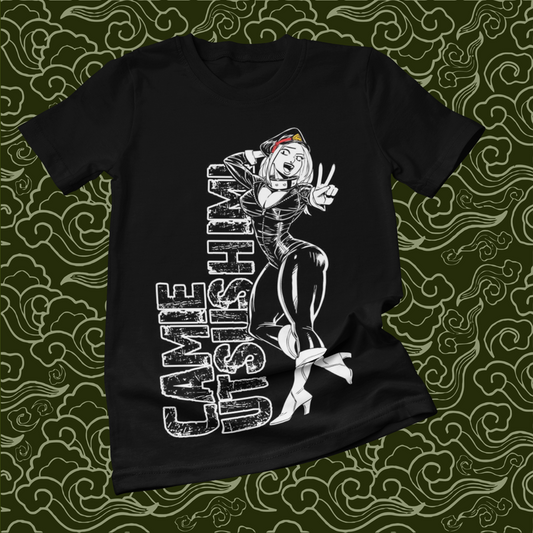 Polera negra de Boku no Hero Academia (My Hero Academia) con Camie Utsushimi