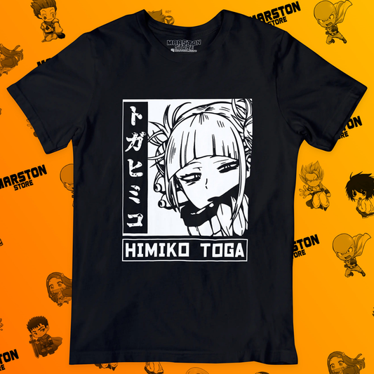 Polera negra de Boku no Hero Academia (My Hero Academia) con Himiko Toga