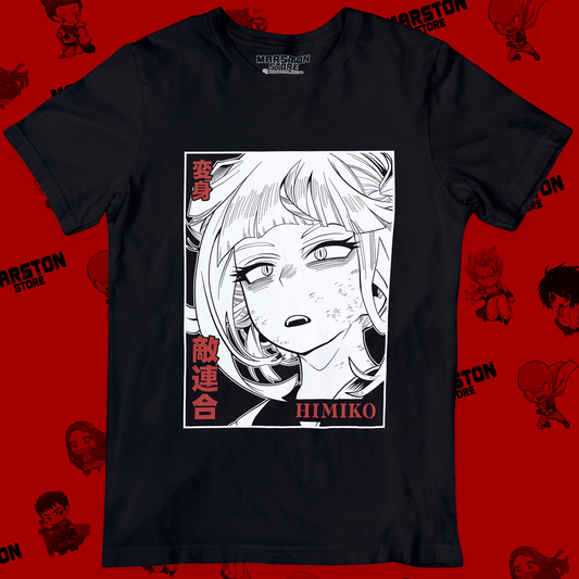 Polera negra de Boku no Hero Academia (My Hero Academia) con Himiko Toga