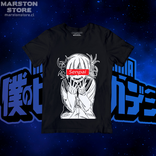 Polera negra de Boku no Hero Academia (My Hero Academia) con Himiko Toga