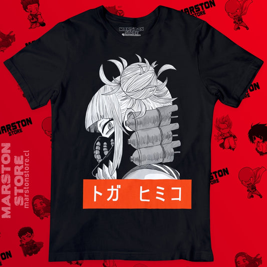 Polera negra de Boku no Hero Academia (My Hero Academia) con Himiko Toga