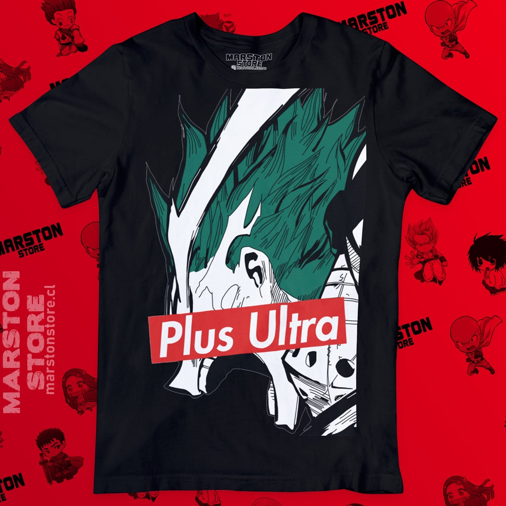 Polera negra de Boku no Hero Academia (My Hero Academia) con Izuku Midoriya