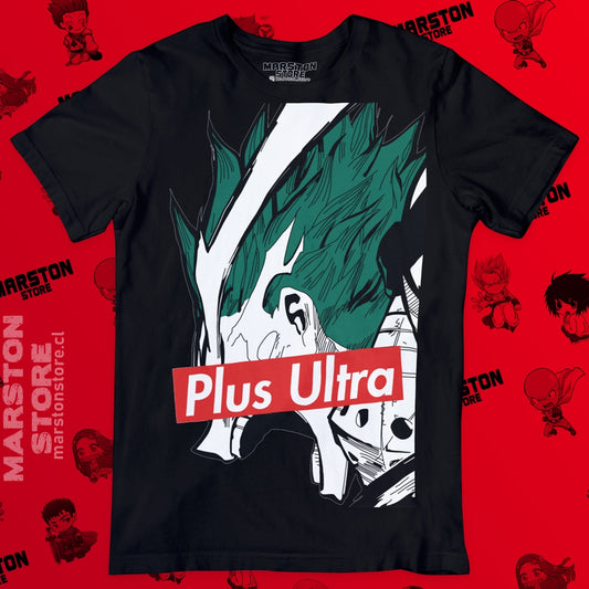 Polera negra de Boku no Hero Academia (My Hero Academia) con Izuku Midoriya
