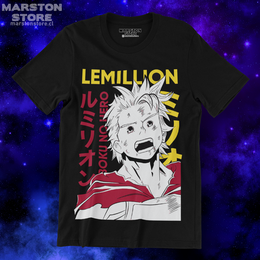 Polera negra de Boku no Hero Academia (My Hero Academia) con Mirio Togata (Lemillion)