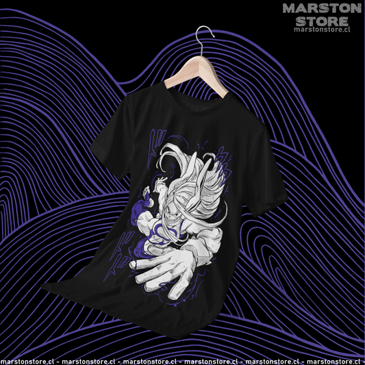 Polera negra de Boku no Hero Academia (My Hero Academia) con Rumi Usagiyama (Mirko)